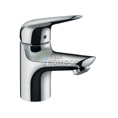 Смеситель для раковины Hansgrohe Novus 70 см, хром (без донного клапана) (71021000) - фото 1