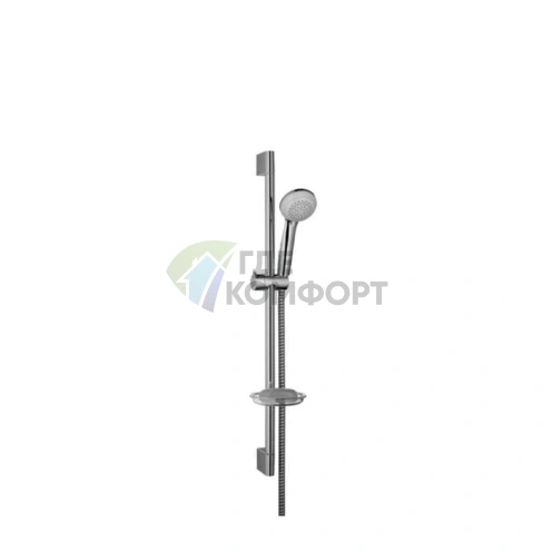 Душевой набор HG Crometta 85 Vario: штанга 65 см, ручной душ, хром (27764000) - фото 1