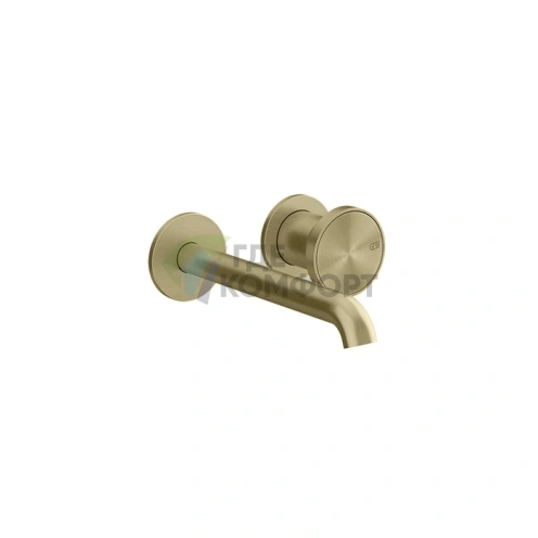 Настенный смеситель для раковины GESSI ORIGINI с отделочной вставкой Finox Brushed Nickel (66088#149) - фото 1