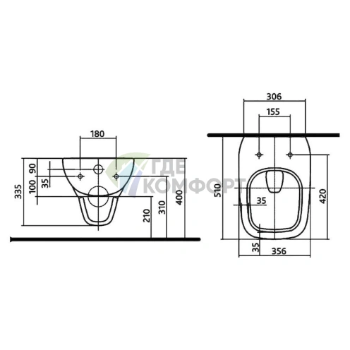 Подвесной унитаз IFO Sjoss Rimfree RP313200600 без ободка — современная гигиена и стиль - фото 10