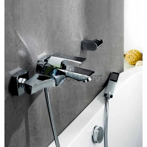 Смеситель для ванны с душем Lemark Unit LM4502C - фото 5