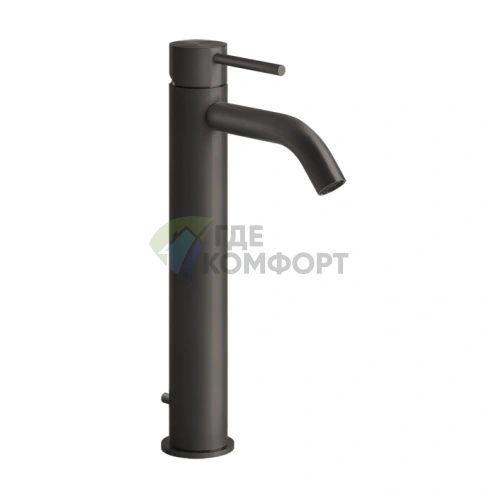 Смеситель GESSI для раковины высокий 305 мм — Brushed Black Metal PVD (54004#707) - фото 1