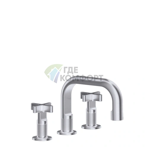 Смеситель GESSI INCOSO для раковины: стиль и функциональность в цвете Finox Brushed Nickel (58112#149) - фото 1