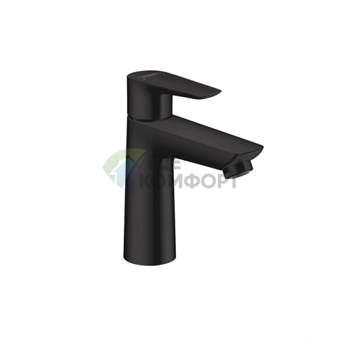 Стильный смеситель для раковины Hansgrohe Talis E в матовом черном цвете (71710670) - фото 1