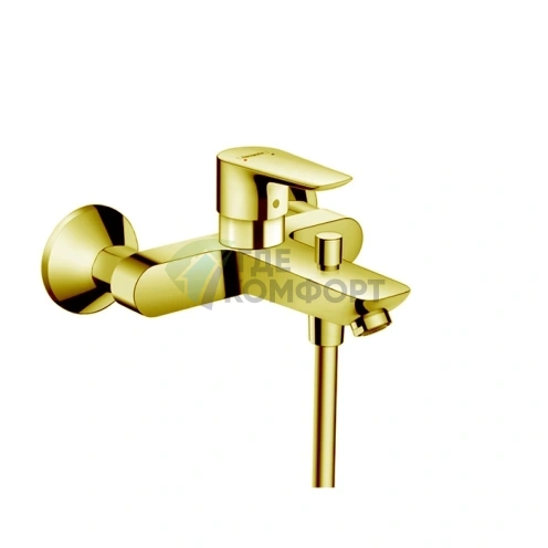 Смеситель для ванны Hansgrohe Talis E настенный, золото, излив 194 мм (71740990) - фото 1