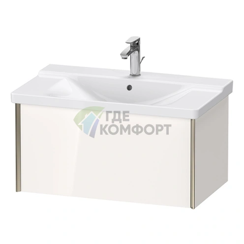 Встраиваемая раковина Duravit P3 Comforts 850x500 мм белого цвета с отверстием под смеситель (2332850000) - фото 3