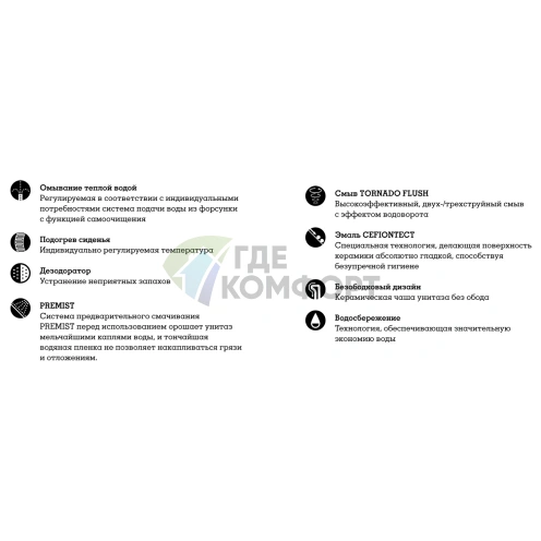 Подвесной унитаз TOTO с инновационной системой Washlet — полная комплектация для монтажа - фото 9
