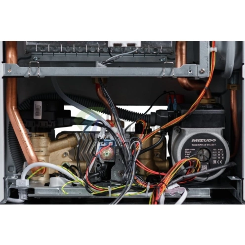 Настенный газовый котел MIZUDO MAESTRO GEM M24Т c шиной OpenTherm стеклянная панель черная - фото 7