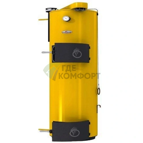 Котёл твердотопливный Stropuva Mini S-8U (8кВт) напольный - фото 1