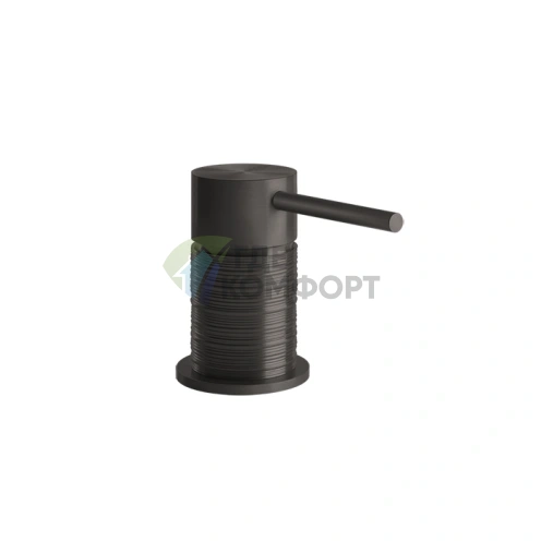 Рычаг дистанционного управления GESSI 316 из нержавеющей стали, цвет Brushed Black Metal PVD, для смесителей (54305#707) - фото 1