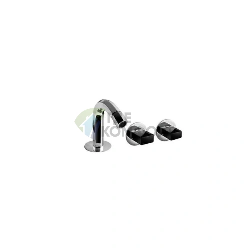 Смеситель для биде Fantini Venezia с донным клапаном, излив 120 мм, хромированный (29 02 N411SB) - фото 1