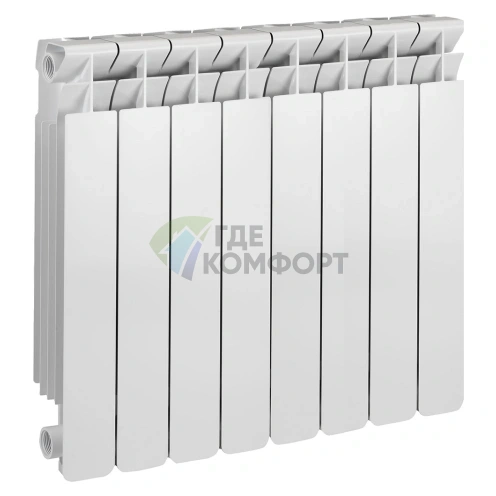 Радиатор алюминиевый Smart Installations 350008 Easy One 350 8 секций - фото 1