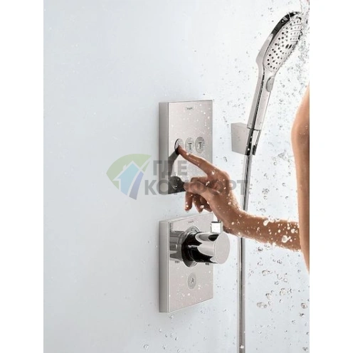 Термостатический смеситель для душа Hansgrohe ShowerSelect Highflow 15761000 - фото 3