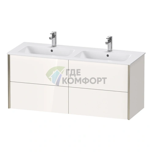 Тумба подвесная Duravit XViu для двойной раковины с 4 ящиками (XV41290B122) - фото 1