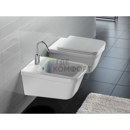 Подвесной унитаз Hatria Erika Pro Q: Экономия воды, современный дизайн - фото 2