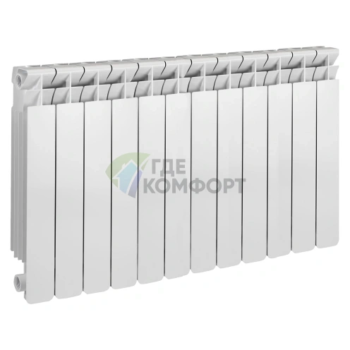 Радиатор алюминиевый Smart Installations 500012 Easy One 500 12 секций - фото 1