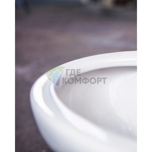 Подвесной унитаз Gustavsberg Estetic Hygienic Flush белый - фото 4