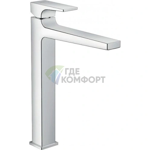 Смеситель Hansgrohe Metropol для раковины с донным клапаном Push-Open - фото 1
