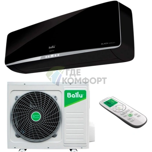 Сплит-система настенного типа Ballu Platinum ERP BSPI-10HN1/BL/EU DC Inverter A+ - фото 1