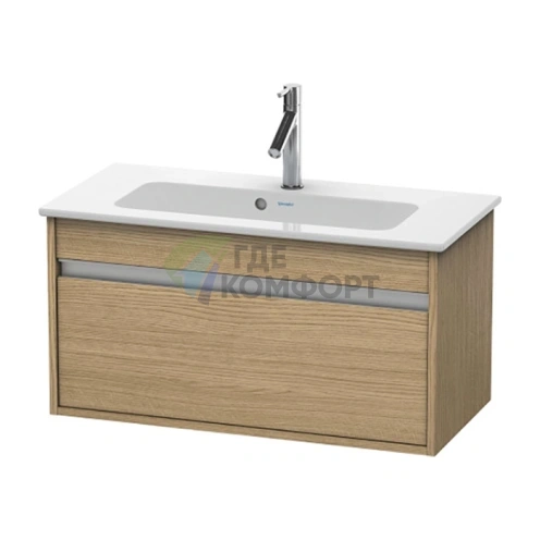 База под раковину Duravit Ketho с выдвижным ящиком, цвет дуб европейский (KT642305252) - фото 1