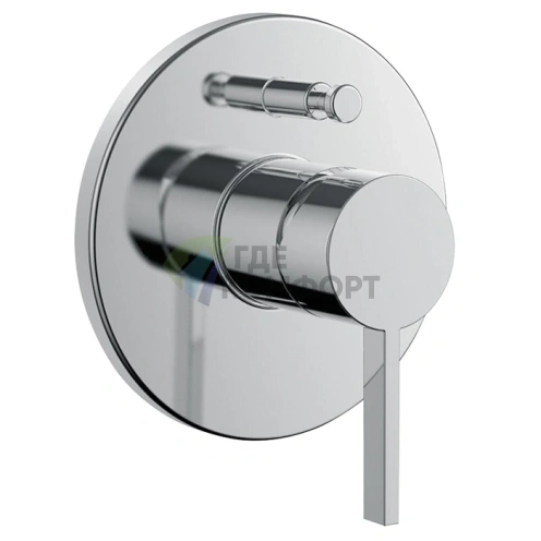 Смеситель для душа Laufen Kartell с переключателем потоков (хром) (3.2133.6.004.000.1) - фото 1