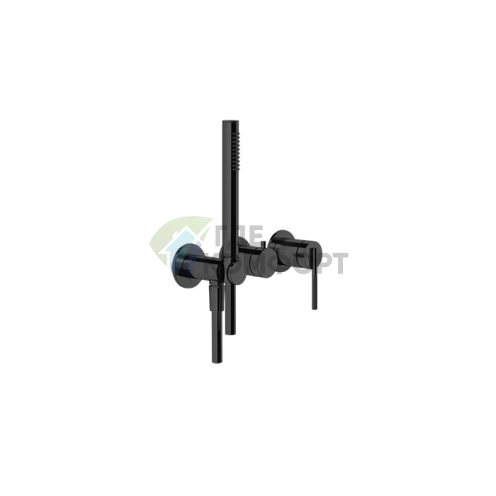 Смеситель для раковины GESSI INGRANAGGIO с душем, Black Metal PVD (63545#706) - фото 1