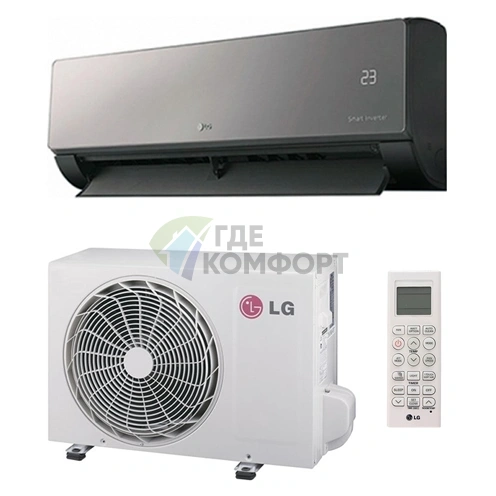 Кондиционер ArtCool Mirror Inverter LG AM09BP - фото 1