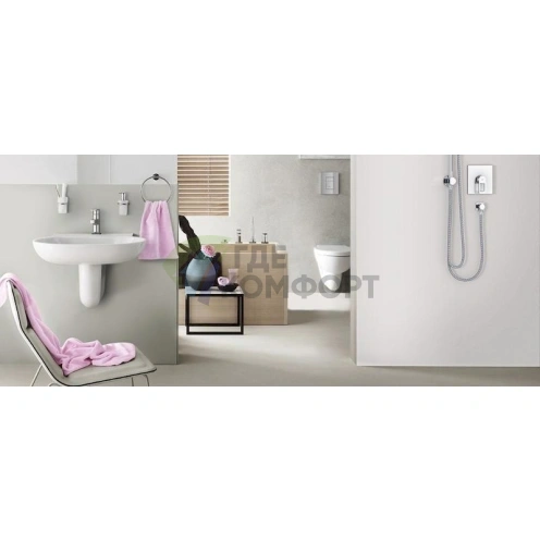 Стильный и функциональный смеситель Grohe Quadra 19455000 для душа - фото 3