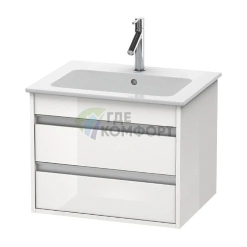 База под раковину Duravit Ketho для ME by Starck, 480x600x475 мм, белый глянцевый (KT642802222) - фото 1