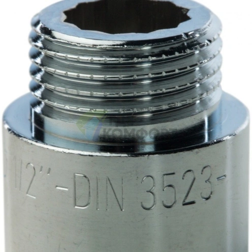 Удлинитель STOUT латунный 1/2 x 20 хромированный - фото 4