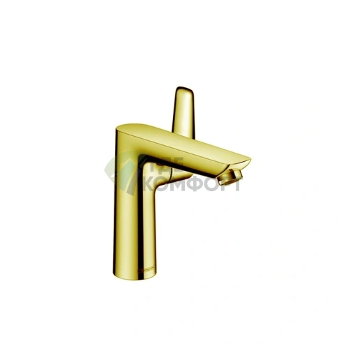 Смеситель для раковины Hansgrohe Talis E золотой с донным клапаном (71754990) - фото 1