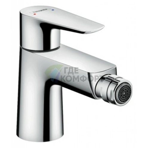 Смеситель для биде Hansgrohe Logis: настенный монтаж, донный клапан, хром (71204000) - фото 1