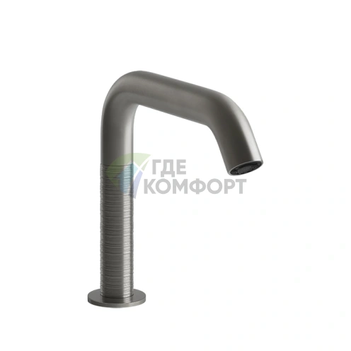 Электронный смеситель GESSI 316 TRAME с умным фильтром, регулировкой температуры и Steel Brushed покрытием (54381#239) - фото 1