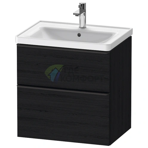 Подвесная тумба Duravit D-Neo с 2 ящиками для раковины, цвет 236765, 634x452x625 мм (DE435401616) - фото 1