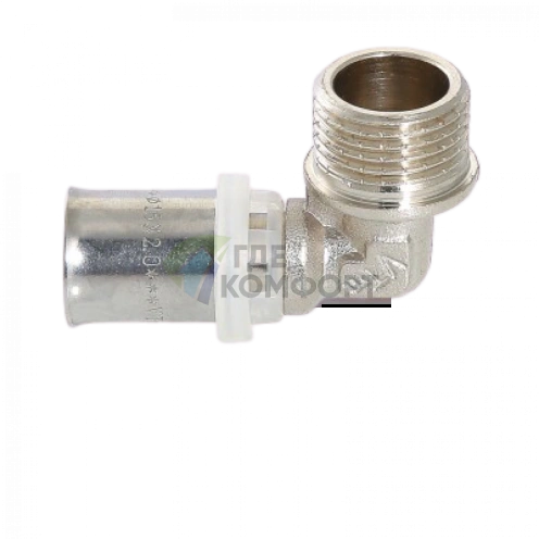Угольник пресс с наружной резьбой 26х3/4 Valtec - фото 4
