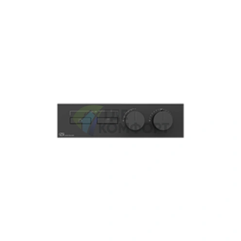 Термостат для душа Gessi Hi-Fi: подключение 2 источников, цвет Black Metal Brushed PVD (63012#707) - фото 1