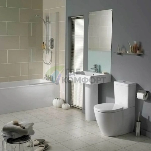 Унитаз-компакт Ideal Standard Connect Cube с системой антивсплеска, E803701 - фото 2