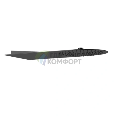 GESSI Tremillimetri Душевая головка настенная 300x550 мм Black Metal Brushed PVD (33071#707) - фото 1