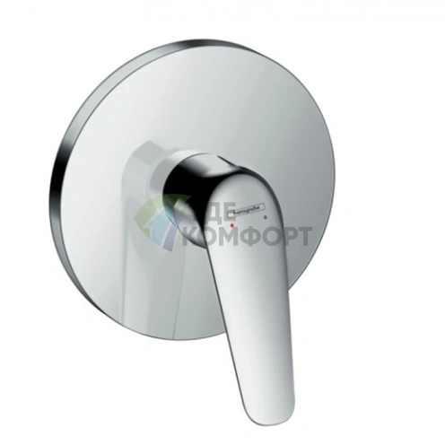 Смеситель для душа Hansgrohe Novus встраиваемый на 1 источник, хром (71065000) - фото 1