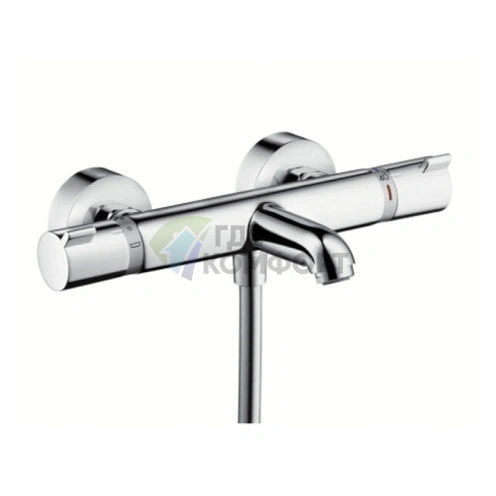 Термостат для ванны Hansgrohe Ecostat Comfort с двумя источниками и изливом 178 мм (13114000) - фото 1