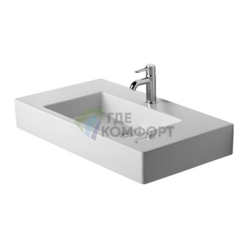 Раковина Duravit Vero для мебели без перелива, 850x490 мм, белая (329850041) - фото 3