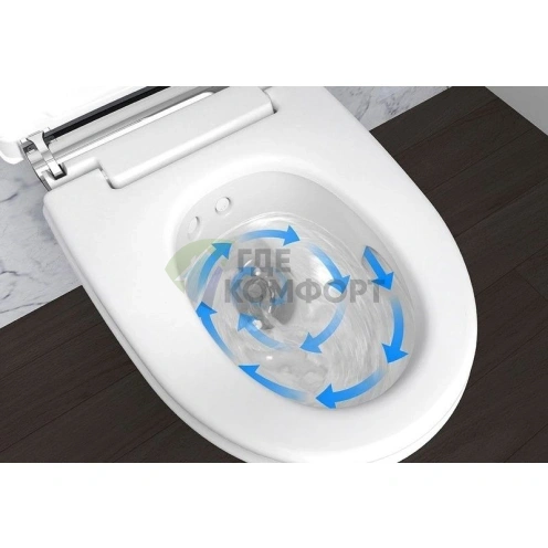 Подвесной унитаз Geberit AquaClean Mera Comfort 146.214.21.1 с системой устранения запахов - фото 9