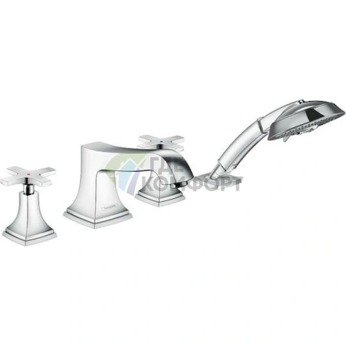 Смеситель Hansgrohe Metropol Classic для борта ванны: элегантность и комфорт - фото 1
