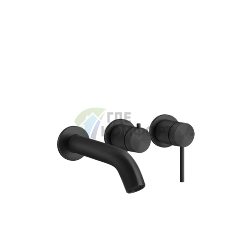 Смеситель для ванны GESSI 316 однорычажный встраиваемый с переключателем, цвет Black XL (54140#299) - фото 1