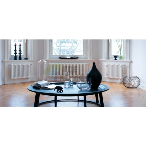 Трубчатый стальной радиатор Zehnder Charleston Z-2050/20 секций с боковым подключением N12 3/4 RAL 9016 - фото 1