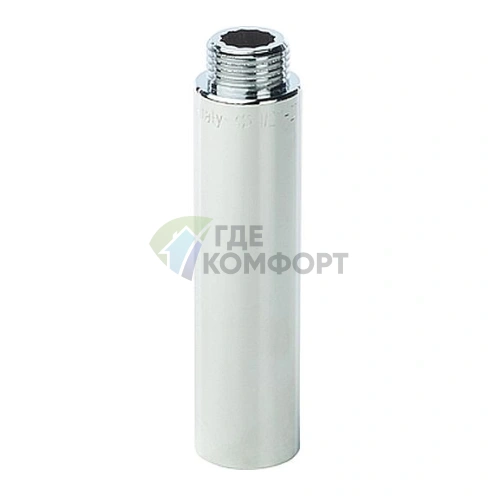 Удлинитель STOUT латунный 1/2 x 80 хромированный - фото 1