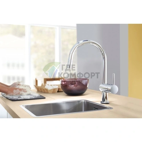 Смеситель Grohe Minta Touch для кухни с умным управлением - фото 2
