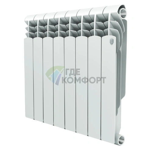 Радиатор биметаллический Royal Thermo Revolution Bimetall 350 8 секций - фото 1