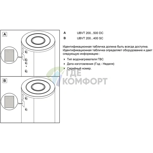 Бойлер косвенного нагрева Baxi UBVT 500 DC - фото 2