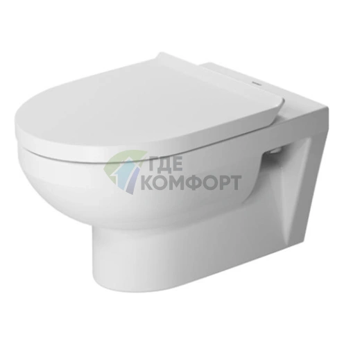 Унитаз подвесной Duravit DuraStyle BASIC безободковый 540x365 мм, белый (2562090000) - фото 1